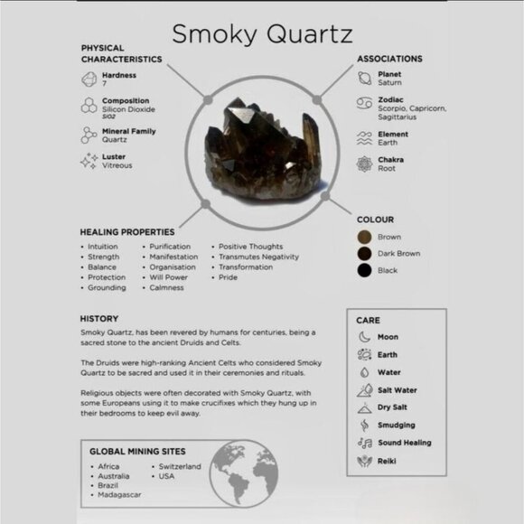 Smoky Quartz ✦ Leaf Wire Wrap Cuff ✦ 14Kt Gold Over Copper w/ Sculptural Crystal - Picture 6 of 12